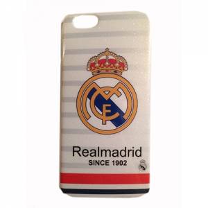 Купить гелевый чехол накладка FC Real Madrid для iPhone 6 Football Club символика Реал Мадрид