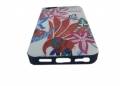 Гелевый чехол накладка Kenzo для iPhone SE / 5S / 5 белая со слоном