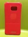 Гелевый чехол накладка Motomo для Samsung Galaxy S7 Edge (Красный)