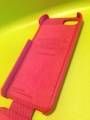 Кожаный чехол блокнот Classic для iPhone 5/5S/SE с вертикальным флипом (красный)
