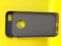 Гелевый чехол накладка для iPhone 5 / 5S / SE Slim Series матовый (серый)