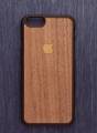 Деревянный чехол JustWood для iPhone 4 / 4S (светлое дерево), с логотипом Apple