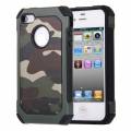 Противоударный чехол для iPhone 4/4S "Камуфляж" защитного цвета Military style