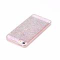Мерцающий гелевый чехол с блестками для iPhone SE / 5 / 5S Glitter Powder (Pink) 