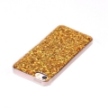 Мерцающий гелевый чехол с блестками для iPhone SE / 5 / 5S Glitter Powder (Gold) 