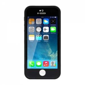 Купить водозащитный силиконовый чехол для iPhone 5 / 5S / SE из двух частей (Black)