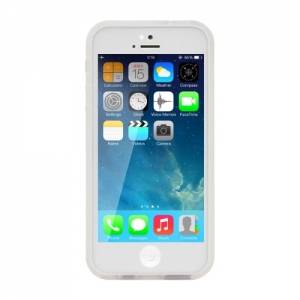 Купить водозащитный силиконовый чехол для iPhone 5 / 5S / SE из двух частей (Transparent)