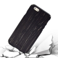 Деревянный чехол для iPhone 6S / 6 с металлическим бампером Showkoo Black Ice
