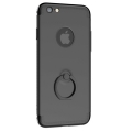 Чехол AIQAA для iPhone 6/6S с кольцом и усиленными гранями (Black)