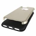 Противоударный защитный чехол для iPhone 6 / 6S Simple Brushed PC+TPU (Gold)