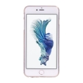 Гелевый чехол для iPhone 6 Plus / 6S Plus с цветами на белом фоне (светятся в темноте)