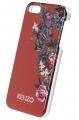 Чехол накладка Kenzo iPhone SE / 5S / 5 Glossy Exotic EXOTICIP5R (красный)
