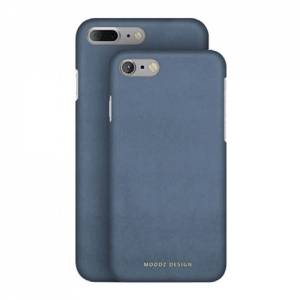 Купить нубуковый чехол накладку для iPhone 7 Plus / 7+ Moodz Nubuck Hard Ocean (light blue), MZ901033