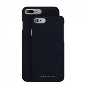 Купить нубуковый чехол накладку для iPhone 7 Plus / 7+ Moodz Nubuck Hard Navy (dark blue), MZ655728