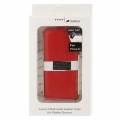 Кожаный чехол блокнот с флипом Melkco Premium для iPhone 5C красный