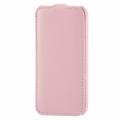 Кожаный чехол блокнот с флипом Melkco Premium для iPhone 5C розовый