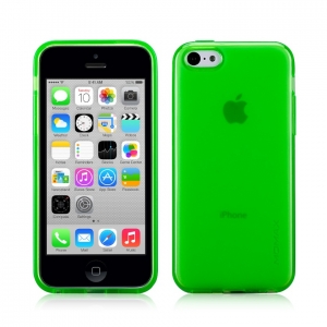 Купить чехол накладка Momax Clear Twist Case для iPhone 5C CCAPIP5CG (зеленый) в интернет магазине