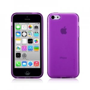 Купить чехол накладка Momax Clear Twist Case для iPhone 5C CCAPIP5CU (сиреневый) в интернет магазине