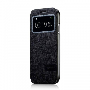 Купить чехол книжка Momax Flip View case для Samsung i9190 Galaxy S4 Mini черный (FVSAS4MINID) в интернет магазине