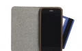 Кожаный чехол книжка Ozaki для iPhone SE/5/5S коричневый OC552SY