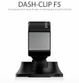 Автодержатель Ppyple Dash-Clip F5 black с креплением на приборную панель и стекло, для смартфонов до 6"
