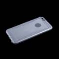 Силиконовый TPU чехол для iPhone 6 с блестками (прозрачно-белый)