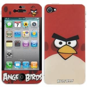 Купить наклейка Angry Birds для iPhone 4 / 4S на стекло и на заднюю панель комплект (Front+Back) в интернет магазине
