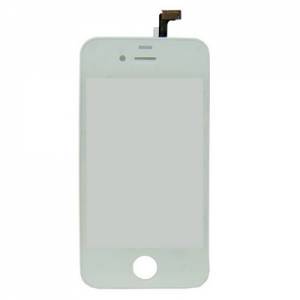 Купить стекло с тачскрином для iPhone 4 со шлейфом белый