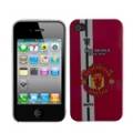 Пластиковый чехол накладка Manchester United Football Club для iPhone 4 / 4S футбольный клуб Манчестер