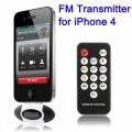 FM трансмиттер модулятор с пультом и AUX выходом для iPhone 4S и других моделей (белый)