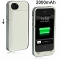 Mophie Juice Pack Plus Outdoor внешний аккумулятор-чехол для iPhone 4, 4S емкость 2000 mAh (белый)