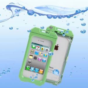Купить водонепроницаемый ударопрочный чехол iPega для iPhone 4 \ 4S с защитой от воды, снега и грязи зеленый