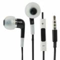 Наушники in-ear гарнитура для iPhone/iPad/iPod черные с микрофоном и пультом регулировки громкости
