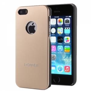 Купить противоударный чехол накладку iCrystal для iPhone 4/4S (золотистый)
