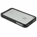 Металлический бампер для iPhone 4/4S - Slider (черный)