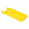 Силиконовый 3D чехол с ушками для iPhone 5 / 5S - KOKO (желтый) 