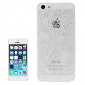 Купить чехол накладка с бабочками для iPhone 5/5S ажурный недорого