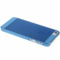 Чехол накладка Ultra Slim для iPhone SE / 5S / 5 очень тонкая (голубой) 