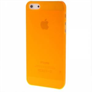 Купить чехол накладка Ultra Slim для iPhone SE / 5S / 5 очень тонкая (оранжевый) в интернет магазине