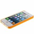 Чехол накладка Ultra Slim для iPhone SE / 5S / 5 очень тонкая (оранжевый)