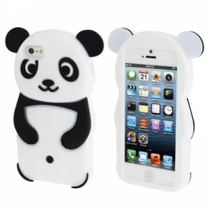 Купить объемный 3D чехол в форме панды для iPhone 5 / 5S / SE Panda style в интернет машазине