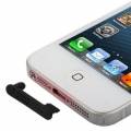 Заглушка моно-комплект Twin для iPhone 5 / 5S (черная) в разъем для зарядки и в разъем для наушников