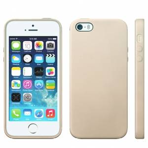 Купить чехол в стиле Apple case Official Design для iPhone 5 / 5S / SE бежевый в интернет магазине