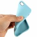 Чехол в стиле Apple case Official Design для iPhone 5 / 5S / SE голубой
