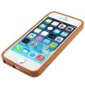 Чехол в стиле Apple case Official Design для iPhone 5 / 5S / SE коричневый