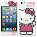 Наклейка Hello Kitty для iPhone 5 / 5S на стекло и на заднюю панель комплект (Front+Back)