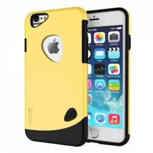 Купить Противоударный чехол накладка Slicoo для iPhone 5/5S/SE (желтый) недорого