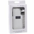 Кожаный чехол блокнот Melkco для iPhone  SE / 5S / 5 - ручная работа premium класс (белый)