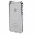 Удобный металлический съемный бампер для iPhone 5 / 5S (серебристый)