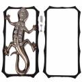 Стильный бампер ящерица для iPhone 5 / 5S с гекконом в стразах